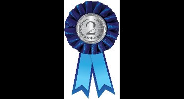 Haza Original Rozet ''2nd'' 8 X 14,5 Cm