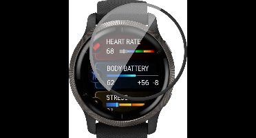 Screenprotector geschikt voor Garmin Venu 2 - PET Glasfolie Full Screen Protector