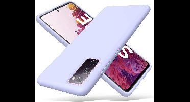 Hoesje Geschikt Voor Samsung Galaxy S20 FE 2022 hoesje - S20 FE hoesje Lila - Hoesje Geschikt Voor Samsung Galaxy S20 FE 2022 hoesje Nano Liquid siliconen Backcover - hoesje Hoesje Geschikt Voor Samsung Galaxy S20 FE 2022