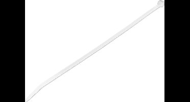StarTech 250 mm Witte Kabelbinders - Nylon - 1000 stuks