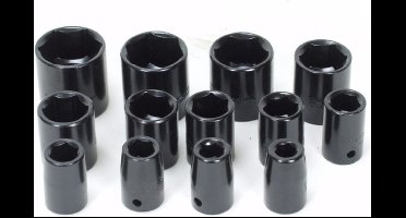 Topgear Krachtige doppenset - 13 maten - 1/2 inch aansluiting - Voor professionals