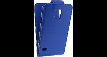 Xccess Leather Flip Case Samsung Galaxy S5 Blue