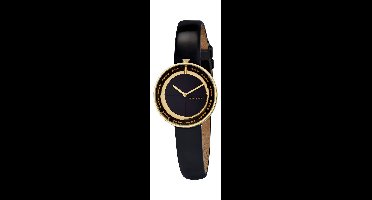 Pierre Cardin Marais CMA.0002 Horloge - Leer - Zwart - Ø 32 mm