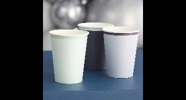 Navy, Blue & Mint - 8 stuks