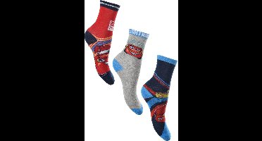 Disney - sokken Disney Cars 3 paar - jongens- maat 31/34