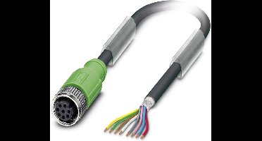 Phoenix Contact 1522862 Sensor/actuator connector, geassembleerd M12 Aantal polen: 8 Bus, recht 1.50 m 1 stuk(s)