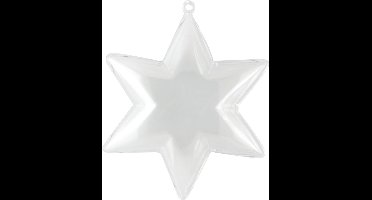 Vaessen Creative Plastic Ster - 2-delig - 10cm - 250stuks