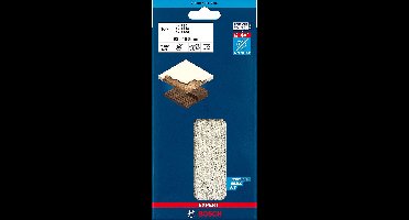 Bosch Expert Serie - Schuurgaas Set - 186mm - Antistatische Controle