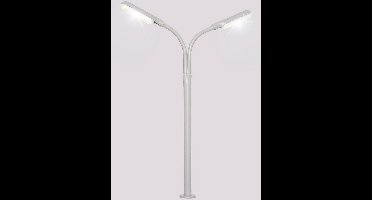 Viessmann Modelltechnik H0 Straatlantaarn Dubbel Kant-en-klaar model 6095 1 stuk(s)