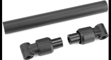 Team Corally - Chassis Tube - Front - 106mm - Aluminum - Black - 1 Set