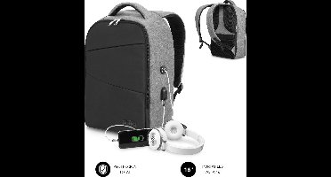 Laptop Backpack Subblim SUBBP3SA1100 Black 16"