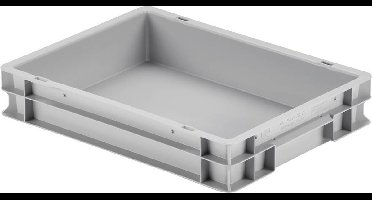 Alutec 75042 Kunststofbox Universeel Gesloten (b x h x d) 400 x 75 x 300 mm Grijs 1 stuk(s)