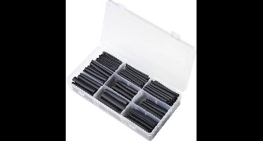 TRU COMPONENTS TC-9508152 Krimpkous assortiment Zwart Krimpverhouding:3:1 300 stuk(s)