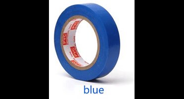 Isolatietape - 16mm x 10m PVC – Beschikbaar in Rood, Zwart, Blauw en Geel