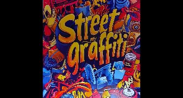 Kleurboek - Kleurboek volwassenen - Street graffiti - Tekenen - Inkleuren - Hobby - Art - Kleuren en ontspanning