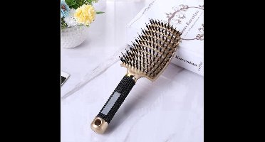 *** 2 stuks Anti klit Borstel Hairbrush Duo - Haarverzorging Kapsalon - Haarborstel - Handig in gebruik - Voor moeiteloos glad en glanzend haar - van Heble® ***