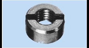 Wurth - DIN 546 roestvast staal A4 blank - Rondmoeren met gleuf DIN 546, RVS A4, blank - x 200 st