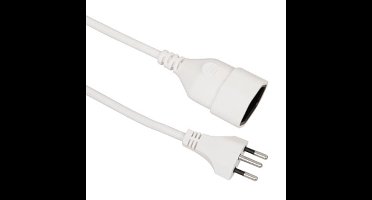 Value 19.99.1184 electriciteitssnoer Wit 5 m C12 stekker C13 stekker