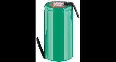 Sub-C 2500 mAh NiMH oplaadbare batterij soldeerlip 1.2 Volt 2.5 Ah