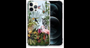 Case Anti-shock voor iPhone 12 Pro Max Jungle
