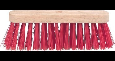 Schuurborstel met PVC haren, uit ongelakt hout, 29 cm 10 stuks