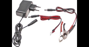 Acculader Scooter (Druppellader) 12volt Universeel Scooter / Bromfiets 100-240V 50/60Hz 12V 500mA