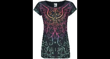 Harry Potter Phoenix Dames T-shirt - zwart - 3XL