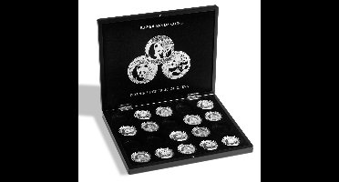 Presentatie cassette, Volterra Uno - voor Munten - Panda Coins, 1 oz Silver in capsules (20 st.)