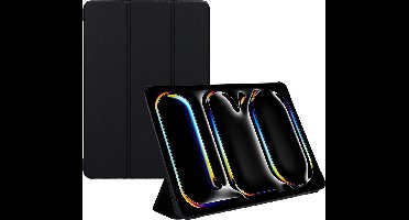 Mobiparts Tablet Stand Case geschikt voor geschikt voor Apple iPad Pro 11 (2024) - Zwart (bulk)