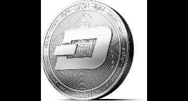 New Age Devi - DASH Munt - Cryptomunt Souvenir - Zilverkleurig