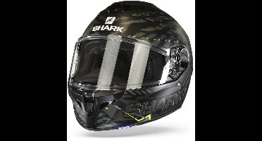Shark Spartan Gt Bcl. Micr. E-Brake Mat Mat Black Yellow Anthracite KYA XL - Maat XL - Helm
