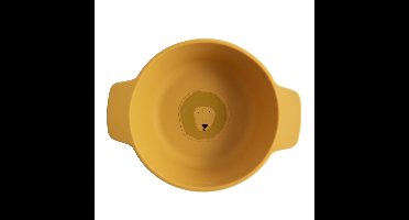 Trixie Siliconen Kom Mr. Lion - Kinderservies - 100% Food Grade silicone -Vaatwas en Microgolf bestendig - Leeuw