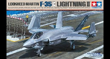 Tamiya Modelbouwpakket Militaire voertuigen - 61127 Lockheed Martin F-35C Lightning II - Straaljager Plastic - 1:48 - Modelbouw