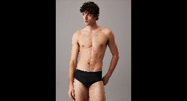 Calvin Klein Zwembroek dubbele Tailleband - Heren - Zwart - Maat S