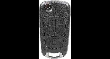 TLVX Sterke Autosleutel Behuizing Geschikt voor Opel Corsa / Astra / Vectra / Zafira / Mokka / Signum / Sleutelbaard HU43 / Ter vervanging van Originele Sleutel behuizing / Afstandsbediening Auto / 3 knops / 3 knoppen / 1 stuks