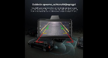 ApexArte® Dashcam voor Auto - Dualdashcam Voor en Achter - Full HD -