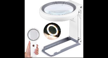 ApexArte® Vergrootglas Met Verlichting - Loeplamp met Led Verlichting