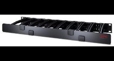 1U Horizontal Cable Manager 6i deep Single-Sided