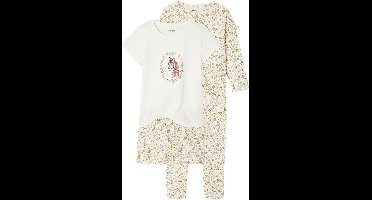 Vertbaudet Lot pyjama + pyjashort flower power BASICS