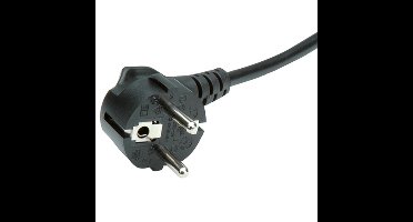 ROLINE 3-voudige stekkerdoos zonder schakelaar, zwart, 3 m