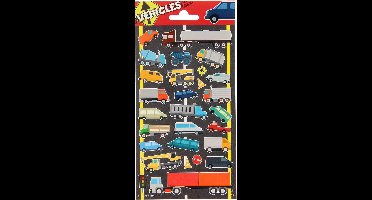 Funny Products Stickervel Vehicles Jongens Papier 28 Stuks