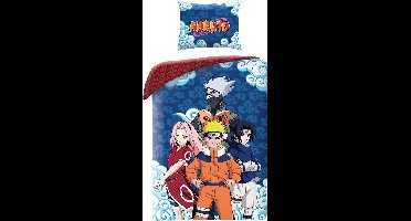 Naruto Dekbedovertrek, Sasuke Sakura Kakashi - 140 x 200 - Katoen