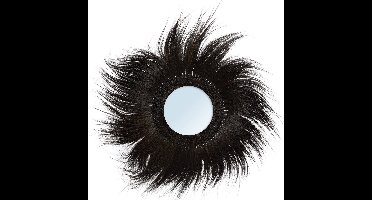 De Simba Spiegel - Zwart Ø 100cm