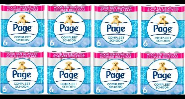 Page Compleet Schoon Toiletpapier - 8x6 rollen - Voordeelverpakking