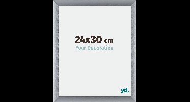 Your Decoration - Fotolijst 24x30 cm - Aluminium - Zilver Geborsteld - Tucson