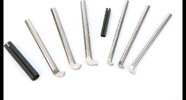 HBM 8 mm. 4 Delige HSS Binnendraaibeitelset met Spanhuls