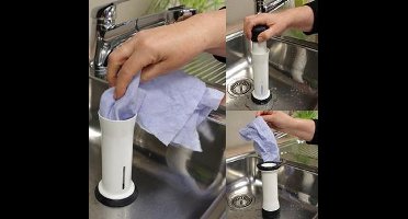 Uitwringsysteem voor de vaatdoek