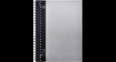 Soho Collegeblok College Lijnen 23-rings A4 Grijs