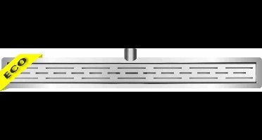 Wiesbaden Eco RVS Douchegoot met Flens 110 cm.