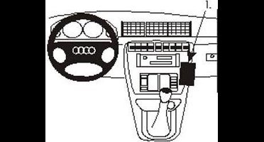Brodit ProClip houder geschikt voor Audi A4/ S4/ 1995-1999 Angled mount